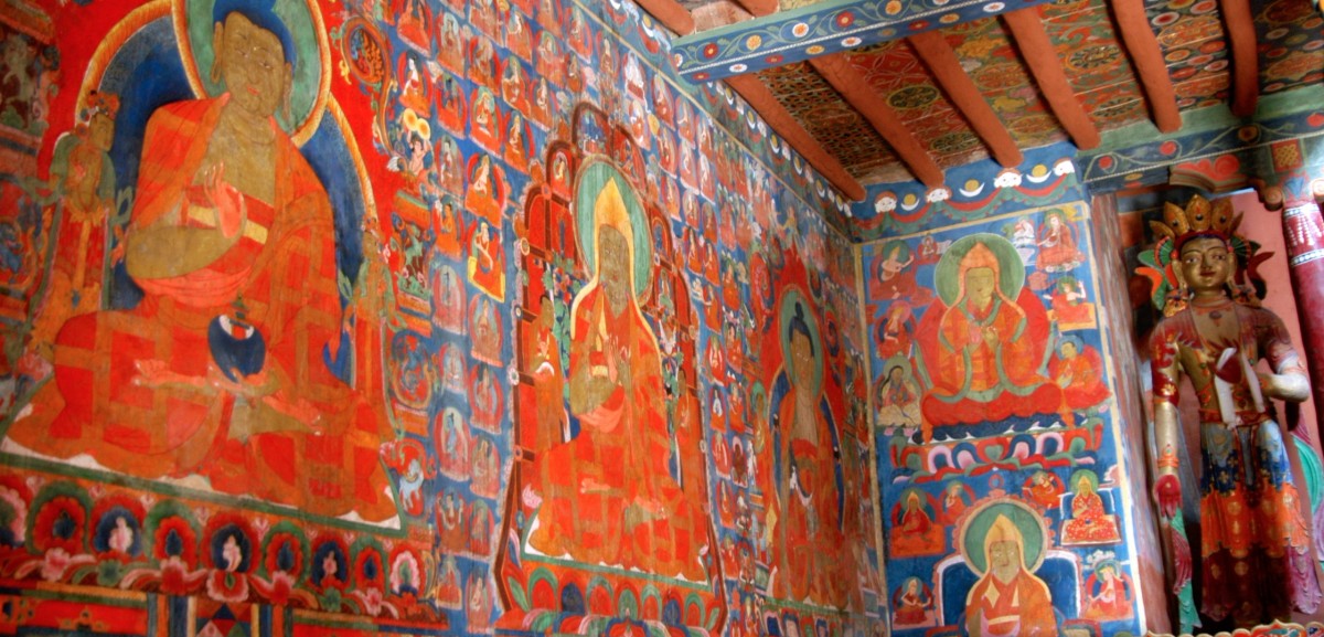 Monastery Interior in Ladakh